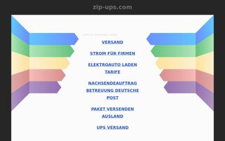 ZIPUPS Webseiten Screenshot