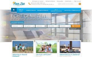 AanZee Webseiten Screenshot