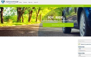 Advantage Rent-A-Car Webseiten Screenshot