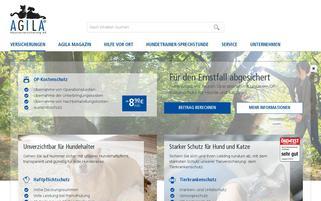 AGILA Webseiten Screenshot