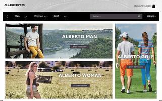 Alberto Webseiten Screenshot