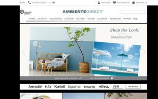 Ambientedirect Webseiten Screenshot