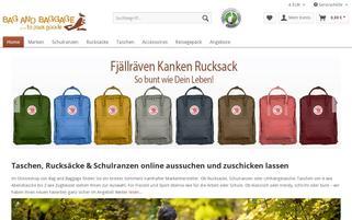Bag and Baggage Webseiten Screenshot