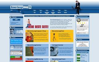 Bewerbungsshop24 Webseiten Screenshot