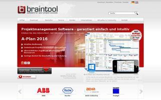 braintool Webseiten Screenshot