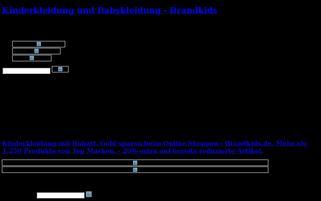 Brandkids Webseiten Screenshot