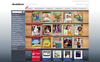 Burda Direct Webseiten Screenshot