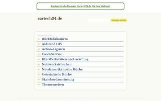 cartech24.de Webseiten Screenshot