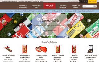 Chocri Webseiten Screenshot