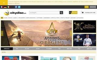 Citydisc Webseiten Screenshot