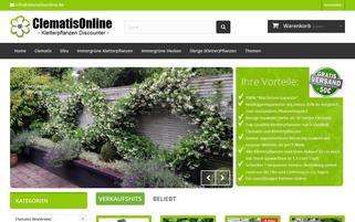 Clematisonline Webseiten Screenshot