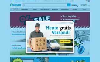 Conrad.ch Webseiten Screenshot