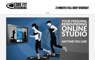 core-fit-rebounding.com Webseiten Screenshot