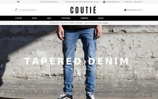 Coutie Webseiten Screenshot