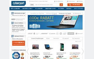 cyberport.de Webseiten Screenshot