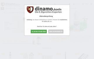 Dinamo Webseiten Screenshot