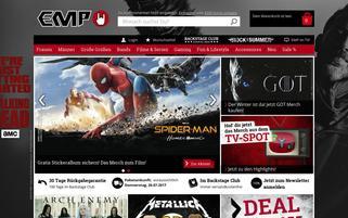 EMP Webseiten Screenshot