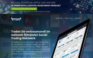 eToro Webseiten Screenshot