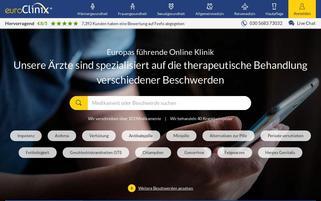euroClinix Webseiten Screenshot