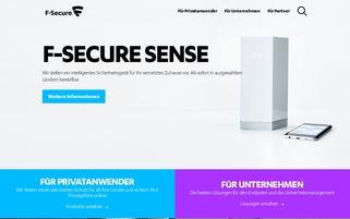 F-Secure Webseiten Screenshot
