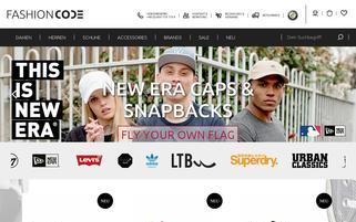Fashioncode Webseiten Screenshot