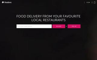 foodora Webseiten Screenshot