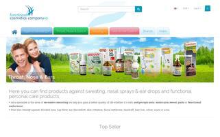 Functional Cosmetics Webseiten Screenshot