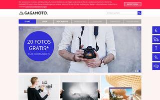 Gagamoto Webseiten Screenshot