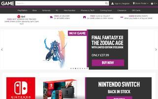 Game.co.uk Webseiten Screenshot