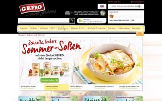 Gefro Webseiten Screenshot