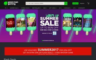 Green Man Gaming Webseiten Screenshot