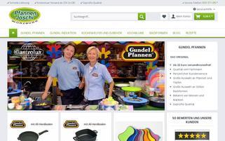 Gundel Pfannen Webseiten Screenshot