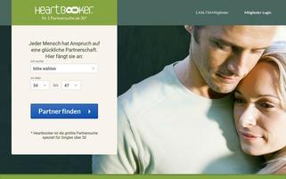 Heartbooker Webseiten Screenshot