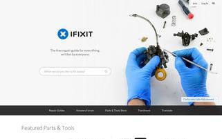 iFixit Webseiten Screenshot