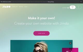 Jimdo Webseiten Screenshot