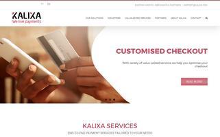 Kalixa Webseiten Screenshot