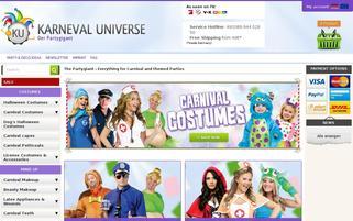 karneval-universe.de Webseiten Screenshot