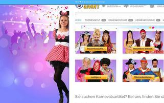 Karnevals-Gigant Webseiten Screenshot