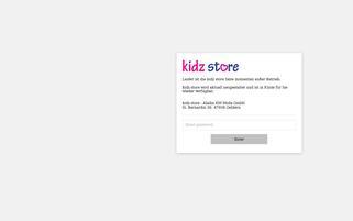 kidz-store.de Webseiten Screenshot