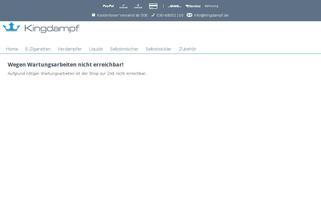kingdampf.de Webseiten Screenshot