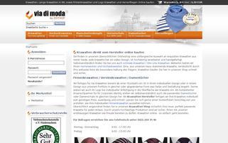 krawatten-viadimoda.de Webseiten Screenshot
