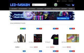 LED-Fashion Webseiten Screenshot