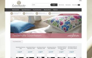 leinenmeister.de Webseiten Screenshot