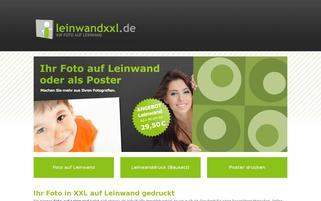 LeinwandXXL Webseiten Screenshot