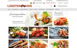 lobsterking.de Webseiten Screenshot