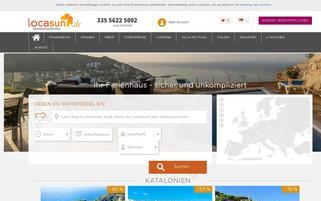 Locasun Webseiten Screenshot