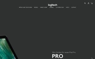 Logitech.ch Webseiten Screenshot