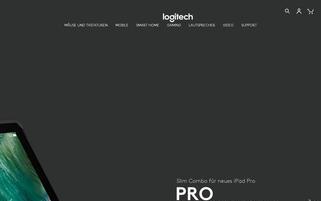 Logitech Webseiten Screenshot