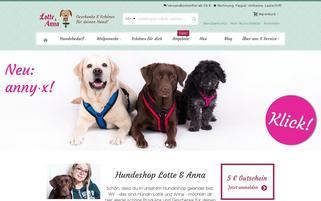 Lotte & Anna Webseiten Screenshot