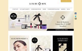 Luxury Box? Webseiten Screenshot